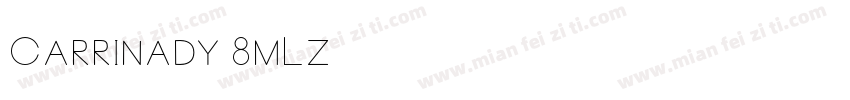 Carrinady-8mLz字体转换