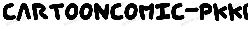 CartoonComic-PKKBg字体转换