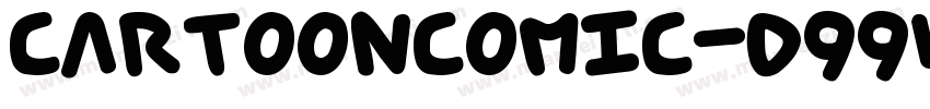 CartoonComic-d99W6字体转换