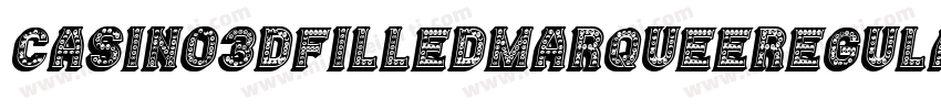 Casino3DFilledMarqueeRegular-ZVKlB字体转换