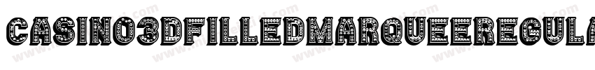 Casino3DFilledMarqueeRegular-ZVKlB字体转换