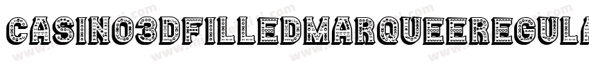 Casino3DFilledMarqueeRegular-ZVKlB字体转换