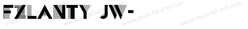 fzlanty—jw字体转换