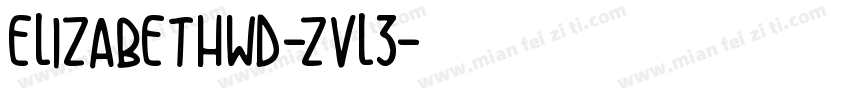 ElizabethWd-ZVl3字体转换
