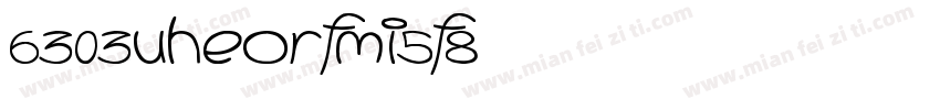 6303UHEoRfMi5F8字体转换