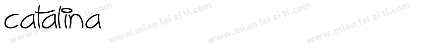 catalina字体转换