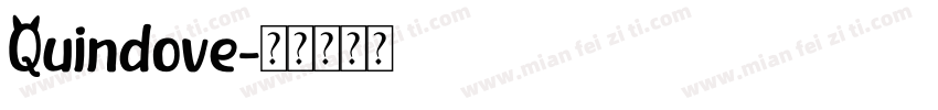 Quindove字体转换