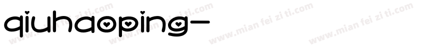 qiuhaoping字体转换