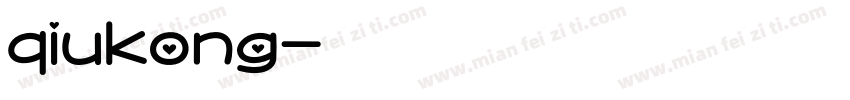 qiukong字体转换