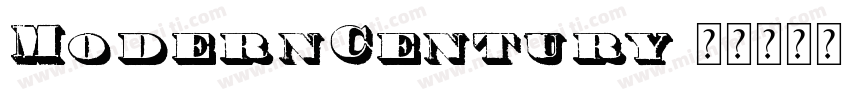 ModernCentury字体转换
