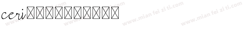 ceri0766字体转换