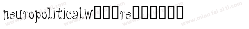 NeuropoliticalW05-Re字体转换