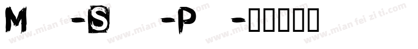 Modern-Stencil-Perso字体转换