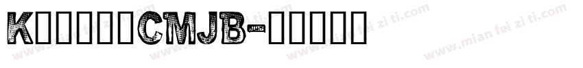 KoreanCMJB字体转换