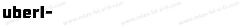 uberl字体转换