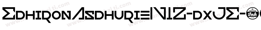 EdhironAsdhurielV12-dxJE字体转换