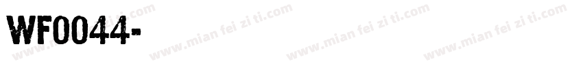 wf0044字体转换