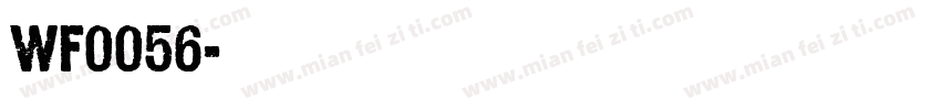wf0056字体转换