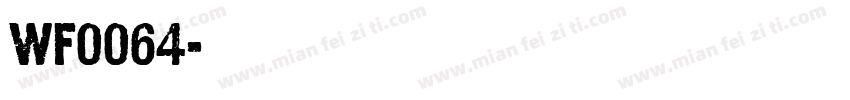wf0064字体转换