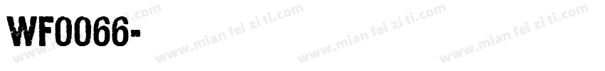 wf0066字体转换
