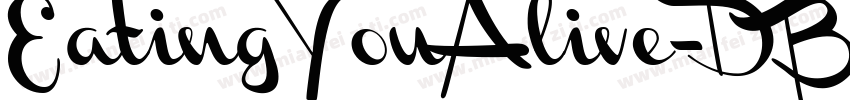 EatingYouAlive-DBjd字体转换
