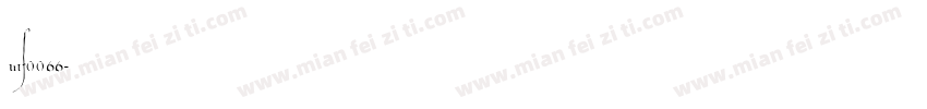 wf0066字体转换