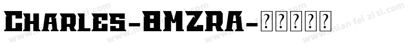 Charles-8MZRA字体转换