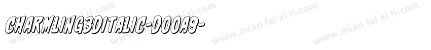 Charmling3DItalic-DOOa9字体转换