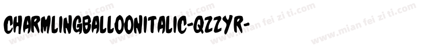 CharmlingBalloonItalic-qZZYr字体转换
