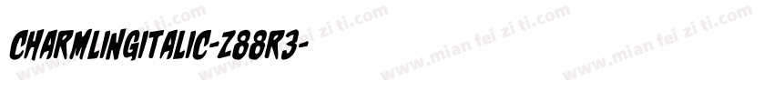 CharmlingItalic-z88R3字体转换