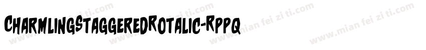 CharmlingStaggeredRotalic-RppqA字体转换