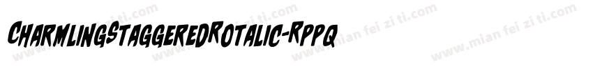 CharmlingStaggeredRotalic-RppqA字体转换