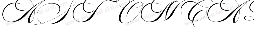 ASTONCALVIN字体转换