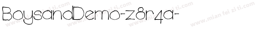BoysandDemo-z8r4a字体转换