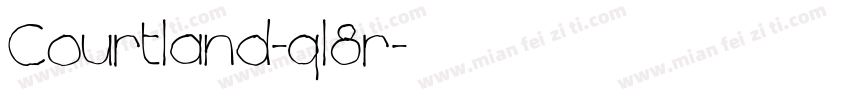 Courtland-ql8r字体转换