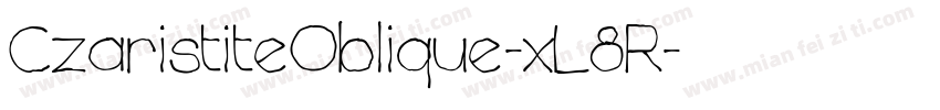 CzaristiteOblique-xL8R字体转换