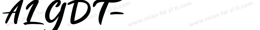ALGDT字体转换