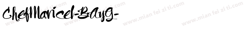 ChefMaricel-BAyG字体转换