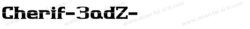 Cherif-3adZ字体转换