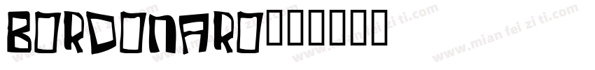 Bordonaro字体转换