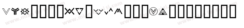 ChevronDingbats-EG2r字体转换