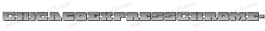 ChicagoExpressChrome-XxRK字体转换