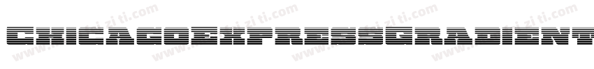 ChicagoExpressGradient-O4m3字体转换