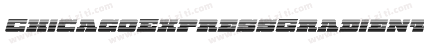 ChicagoExpressGradientItal-ZD5K字体转换