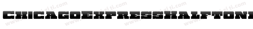ChicagoExpressHalftoneItal-xepR字体转换