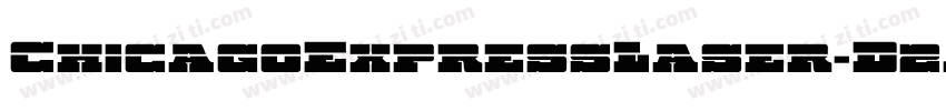 ChicagoExpressLaser-D2A0字体转换