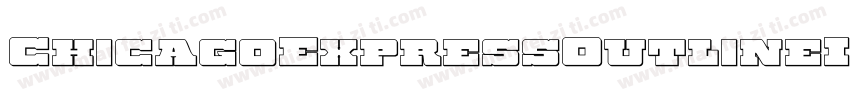 ChicagoExpressOutlineItalic-JPAn字体转换