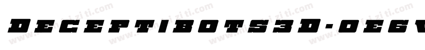 Deceptibots3D-0e6v字体转换