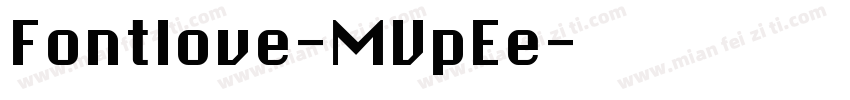 Fontlove-MVpEe字体转换