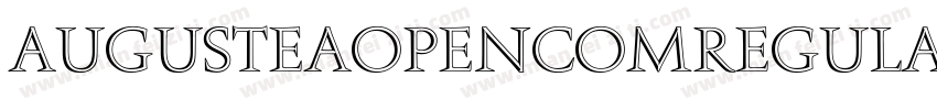 AugusteaOpenComRegular字体转换